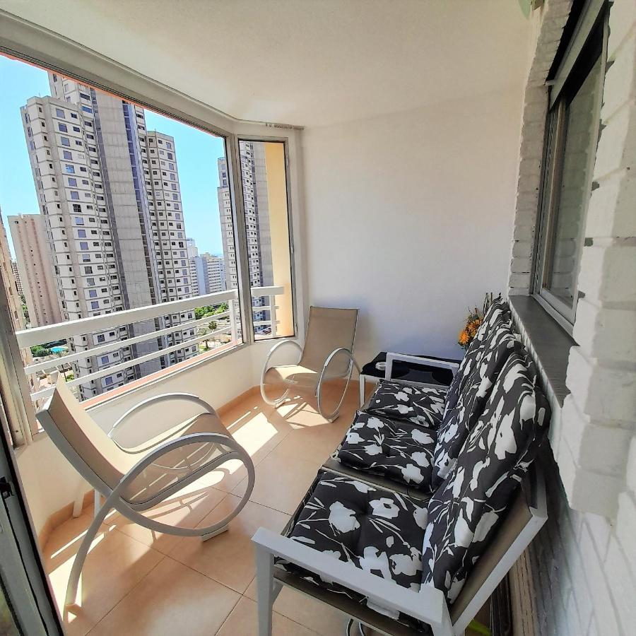 Apartment Glamour Alhambra Rincon De Loix Benidorm-Sea View-Free Parking, Wi-Fi, Pool, New Air Conditioning Exterior foto